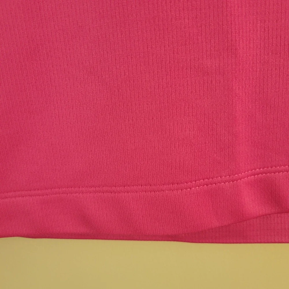 Nike Dri-FIT Victory Womens Pink Short Sleeve Golf Polo Shirt Size M